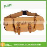 Vintage Best Khaki Mens Canvas Waist Bag Promotional Fanny Pack 2015 thumbnail-1