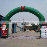 Holiday Decorative Inflatable Santa and Snowman Archway thumbnail-1