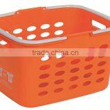 Plastic Storage Basket With Hole and Handle thumbnail-3