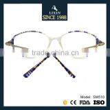 Super Light Street Fashion Acetate Reading Glasses Blue Orange Patchwork Acetate SM510 thumbnail-3