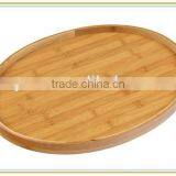 Egg Shape Ellipse Bamboo-made Sushi Tray thumbnail-2