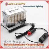 White And Yellow 12V/24V LED Strobe Warning Light Warning Blinker thumbnail-1