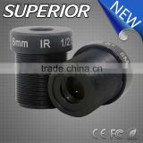 cn Superior top sale factory 5 mega 6mm cctv ir board lens, 5 megapixel 6mm board lens