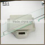Understated Design High Quality Zinc Alloy Burnished Chrome Bathroom Accessories Wall Mounted Glass Shelf thumbnail-5