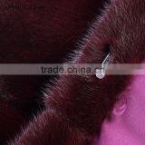 China Sale Dyed Real Mink Winter Fur Coat for Fashion Lady thumbnail-5