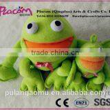 Unique Design Interesting Cheap Frog Plush Hand Puppet for Wholesale thumbnail-2