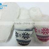 OEM Lady Winter Warm Cashmere Indoor Terry Plush Slippers thumbnail-5