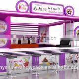 Attractive waterproof durable kiosk ice cream mall kiosk