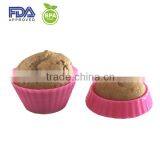 Food Grade Non Stick Cup Shaped Mini Silicone Cake Mould thumbnail-1