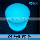 Battery Rechargeable Rgb Color Led Bar Chair Furniture, Led Plastic Stool