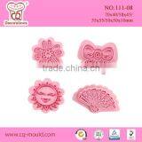Plastic Fondant Cake Moulage, Food Moulage, Custom Plastic Stamp Cute & Funny OEM ODM