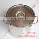 Lidded Stainless Steel Milk Bucket for Dairy Factory