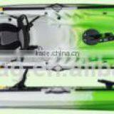 Best Seller High Quality LLDPE Double Sit on Top 2 +1 Seater Pedal Angling Fishing Kayak thumbnail-3