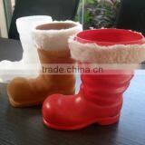 OEM Blow Molding Christmas Decoration Christmas Winter Boot Gift Boot Christmas Holiday Boot Decoration thumbnail-3