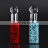 6ml Empty UV Crackle Colored Rectangular Shape Perfume Glass Bottles With Glass Stick Stopper for Essential Oil thumbnail-1