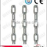 Made in China Welded Medium Link Chain in Wood Case Packing