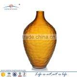 Large Oval Handblown Frosted Glass Mosaic Vase Factory for Wedding Decoration thumbnail-1