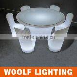 Round Dining Table Glow LED Grand Banquet Furnishing