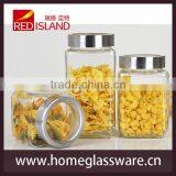Hot Sale Clear Food Grade Glass Jar With Lid