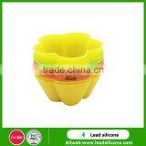Flower Shape Silicone Cup Cake Moulds, Food Grade Custom Mini Silicone Cake Moulds thumbnail-2