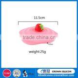 Custom Silicone Coffee Cup Lid, Eco-friendly Cute Shape Silicone Cup Cover thumbnail-5