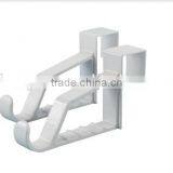 Power Coated Stainless Steel Over Door Clothes Hanger Hook thumbnail-3