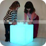 Glowing Light Cube Seat/ Led Cube Seat Lighting/ Illuminated Led Cube Lamp thumbnail-3