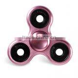 Hot Sale Tri Spinner Toy Fidget Spinner Aluminum Wiredrawing Metal Hand Spinner Wind Matte Spinner thumbnail-4