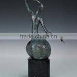 Bronze Fat Lady Living Home / Hotel Morden Decoration Bronze Sculpture thumbnail-5
