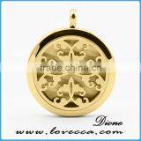 Stainless Steel Essential Oil Diffuser Perfume Aromatherapy Locket Pendant Nekclace thumbnail-5