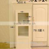 Classcail White Color Wooden Flower Stand thumbnail-3