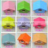 Colorful Wooden Bird House thumbnail-1