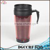 NBRSC Double Wall Plastic 350ml Advertising Cup Promotion Thermos Tumbler With Paper Insert thumbnail-1