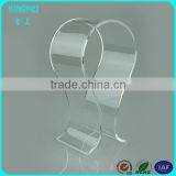 Customized Black Acrylic Earphone Headset Headphone Display Stand for Sale thumbnail-2