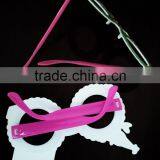 Halloween Party Safety Plastic Paper Handmade Fancy Funny Toy Fake Lensless Kids Childreen Glasses thumbnail-3