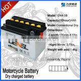 MOTORCYCLE PART Dry Charge SEALED MAINTENCE FREE Motorcycle Battery (12v2.5ah) thumbnail-1
