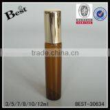 Various Size 10 ml Amber Roller Bottle With Roller Ball and Aluminum Cap thumbnail-1
