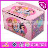 Supply Cheap Fashion Pretty Wooden Toy Box for Storage Book,Multi Functional Decorative Wooden Toy Storage Box W08C126 thumbnail-6