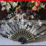 Rose Design Lace Hand Folding Fan thumbnail-4