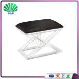 2017 New Style Acrylic Dressing Room Stool Modern Lucite Shop Mall Leisure Stool Living Room Ottomans thumbnail-4