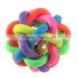 1pcs Colorful Ball Pet Toy Dog Toy Cat Toy With Bell for Small Medium Large Dog Chihuahua Yorkshire Poodle Pet Product Hot Hot thumbnail-1