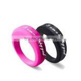 Wholesale Custom Design Fashion Different Color and Differant Shapes Silicone Wedding Ring thumbnail-1