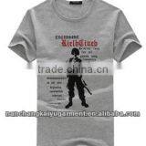 2014 New Arrival Men's Fashion Short Sleeve Casual Printing Patterns Design T-shirt thumbnail-1