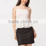 Ladies New Arrival Petite Lace Peplum Top thumbnail-3