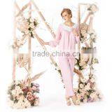 Beautiful Latesed Spring and Autumn Pink Girl Pajamas thumbnail-1