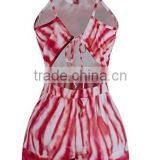 Fashion Summer Sexy Printing Playsuit for Tie Dye Pattern thumbnail-3