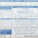 Kearing Brand Manufacture Transparent Flight Square Ruler/student Pilot Transparent Flight Square Ruler for Pilot Training#KPP-8 thumbnail-3