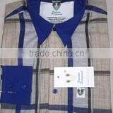 MENS EXECUTIVE FULL SLEEVES POLY COTTON CHECKS SHIRTS thumbnail-5