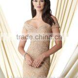 New Cap Sleeve Lace Mermaid Vintage Evening Gown thumbnail-3