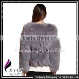 CX-G-A-225A Wholesale Winter Warm Genuine Fox Fur Jacket thumbnail-5
